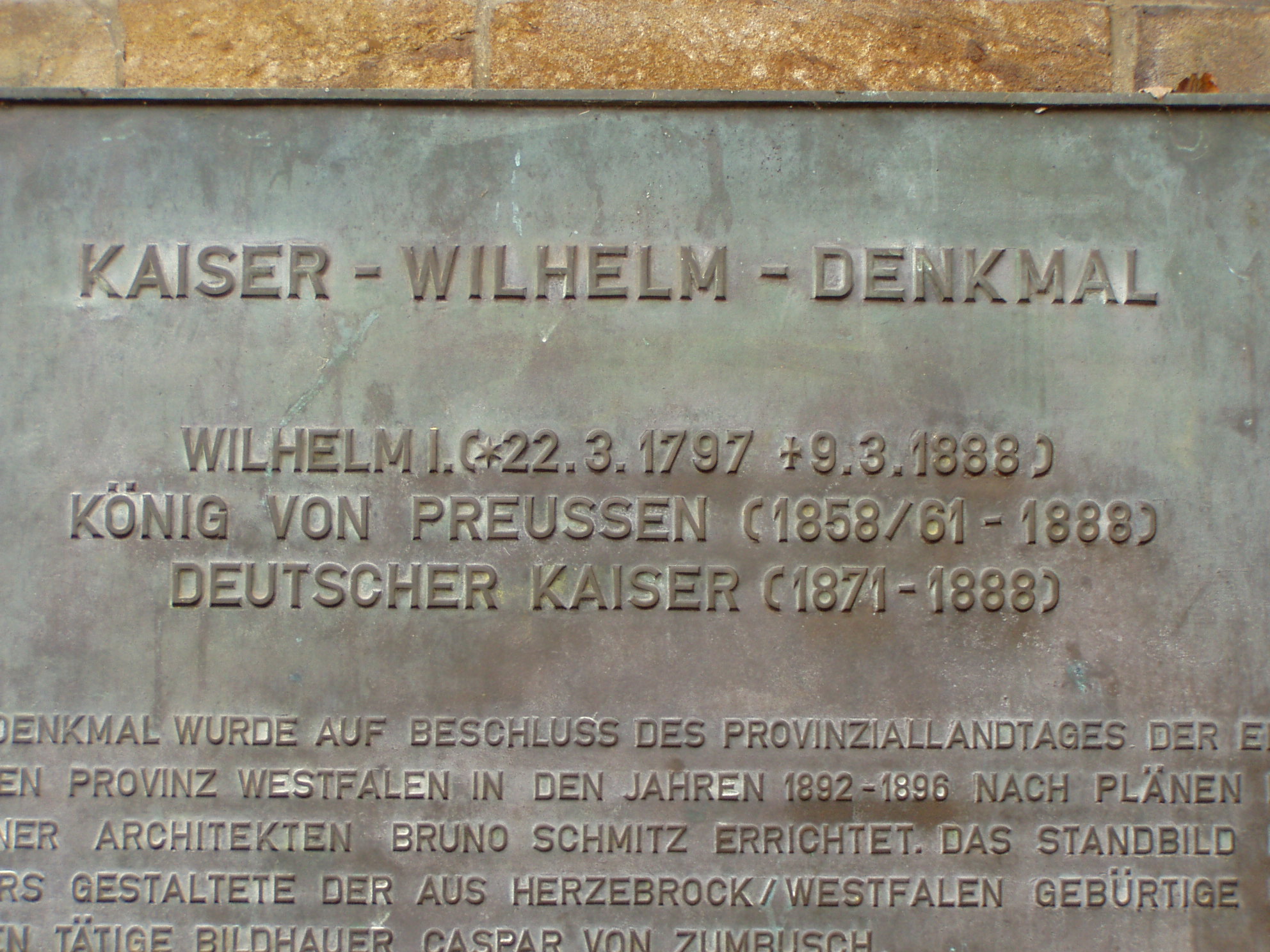 Kaiser monument